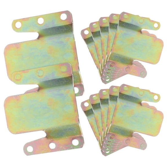 12pcs Metal Sectional Sofa Connectors Universal Couch Interlocking Furniture Bracket With Screws For Sofa Chair Recliner Stable Metal Connecting Part