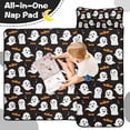 thumbnail image 4 of Halloween Ghosts and Bats Pattern Toddler Nap Mats for Kids Preschool,51"x22" Sleeping Mat Bag or Kids,Toddler Sleeping Bag,Toddler Nap Mat or Daycare, 4 of 6