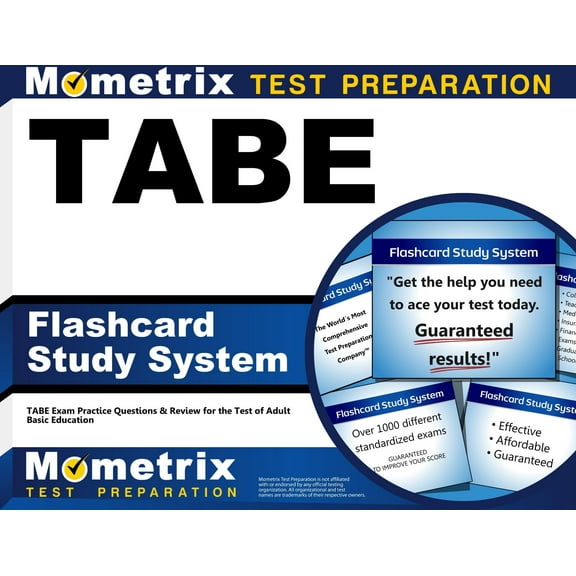Tabe Flashcard Study System : Tabe Exam Practice Questions and Review for the Test of Adult Basic Education