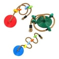 thumbnail image 2 of Kids Climbing Rope & Swing Set, Outdoor Play Equipment with Adjustable Straps, Tree Swing & Disc Seat, Durable Physical Activity Toy for Backyard Fun, 2 of 6