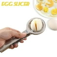 thumbnail image 4 of XKHZJL Stainless Steel Egg Slicer Wedger Cutter, Divides Hard Boiled Eggs Into 6 Equal Segments In One Action, for Hard Boiled Eggs Stainless Wire Egg Slicer Dishwasher Multi Purpose Kitchen Gadget, 4 of 9