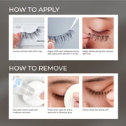 Kiss Lash Couture Triple Push-Up False Eyelashes, Strip Lashes, Teddy, Black, 12mm, 1 Pair