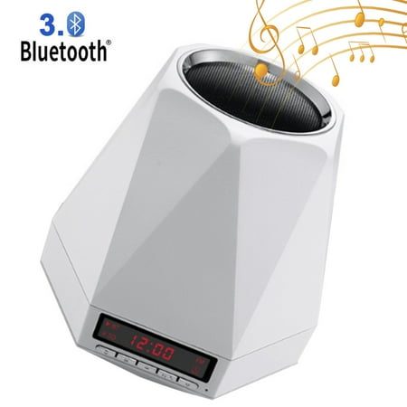 

Light Bluetooth Speaker Table Lamp Alarm Clock Night Light Bluetooth Speakers Lamp Colorful Light Beside Lamp Music Player for Kids Party Bedroom Camping