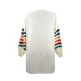thumbnail image 1 of Automne Hiver Cardigan Ample à Rayures pour Femmes Grande Taille, 1 of 5