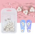 thumbnail image 1 of 4,5g flor acrílica decoración de uñas tamaño mixto diamantes de imitación blancos plata gema herramienta de manicura accesorios para diseño de uñas DIY Tan Jianjun unisex, 1 of 2