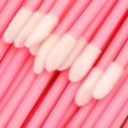 thumbnail image 3 of Zhuge 250Pcs Disposable Lip Brushes Wands Lipstick Applicators for Makeup, Pink, 3 of 4