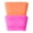 2PK: Neon Orange/Neon Pink, variant on Ladies Basic 7" Seamless Padded Tube Top Sports & Fitness Bra Bandeau (2PK: Neon Orange/Neon Pink, One Size Fits All(S-L))