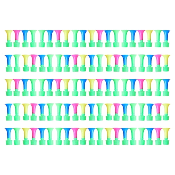 Zeiwohndc Mini Push Trumpet Toy Party Horns Noisemakers,Musical Trumpet Random Color