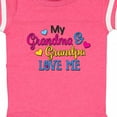 thumbnail image 4 of Inktastic My Grandma and Grandpa Love Me with Hearts Boys or Girls Baby Bodysuit, 4 of 5