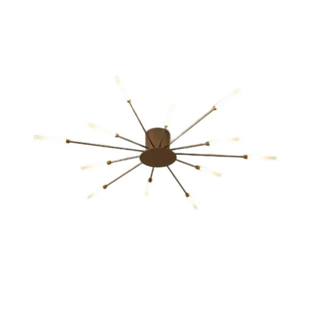 Sa De Estar Lámpara De Techo Candebro Luz Accesorios De Iluminación Dorado Oro 12Cabeza Sunnimix Lámpara de techo