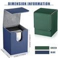 thumbnail image 3 of Deck Card Boxes Weewooday Leather, tamaño grande, 2 cajas, 3 of 6