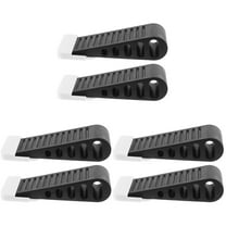 6 Pcs Door Bottom Safety Stopper Card (2pcs) Anti Break in Stoppers Security Bar Sliding Stops for of Baby Child