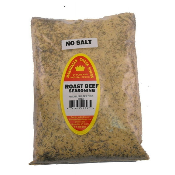 Family Size Refill Marshalls Creek Spices Roast Beef No Salt Seasoning, 44 Ounce