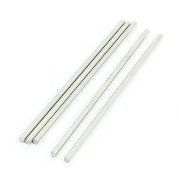 Unique Bargains 5PCS 70mm x 2mm Stainless Steel Round Rod Axle Bars for RC Toys