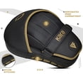 thumbnail image 1 of Rdx Boxing Pads Mitts de enfoque curvo, gancho de cuero de cuero maya y almohadillas de entrenamiento de jab, RDX RDX, 1 of 2