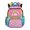Rainbow Star Pattern, variant on HELLHERO Capybara Pattern Daypack with Adjustable Padded Straps, Smooth Zippers Lightweight 17 Inch Kids Backpack for School for Travel Daily Use