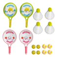 thumbnail image 3 of 2pcs Kids Badminton Raquets Juego de bádminton Shuttlecocks con pelota y shuttlecock Contiene 12 bolas, 3 of 8