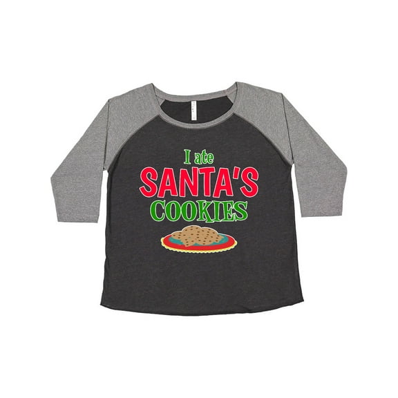 Inktastic I ate santas cookies Women's Plus Size T-Shirt