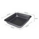 thumbnail image 5 of Molde para pasteles cuadrado, bandeja para hornear de acero al carbono de alta resistencia para pasteles esponjosos y brownies pegajosos, superficie antiadherente para una limpieza rápida, ideal para, 5 of 5