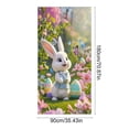 thumbnail image 3 of Yusimy Easter Door Curtain Door Cover Decorative Curtain Party Supplies for Room Garden Wall Decor Easter Holiday, 3 of 6