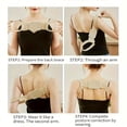 thumbnail image 6 of 1pc, Hunchback Correction Belt, Back Sitting Posture Correction Belt, Shape Correction Device, Adjustable For Adult Students To Prevent Hunchback, 6 of 7