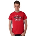 thumbnail image 5 of College Grad Class Degree Educated Men's Graphic T Shirt Tees Brisco Brands S, 5 of 6