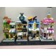 thumbnail image 5 of LOZ Blocks Ideas DIVERTIDAS Mini Street Store Juguete Pequeña Flor Pisa Tienda Brinquedos MOC City House Comida Construcción Ladrillos Regalos para Niñas, 5 of 5