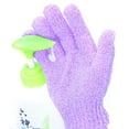 thumbnail image 3 of 5PCS Exfoliating Shower Gloves for Spa Bath - Acrylic Fiber Body Scrubber and Loofah,Foam Resistant Massage Cleaning Gloves for Skin Exfoliation and Circulation Stimulation,Polyester Material Purple, 3 of 5