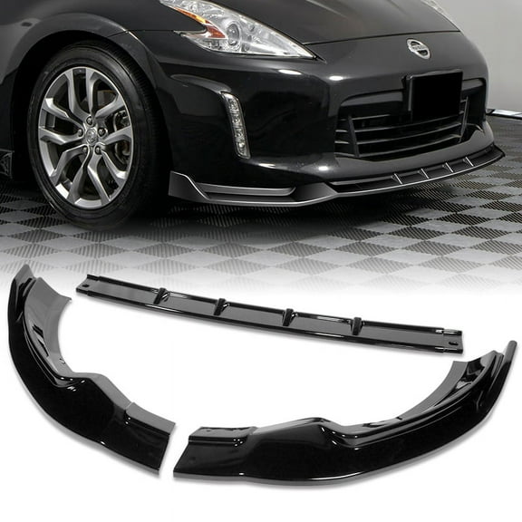 Stay Tuned Performance For 2013-2020 Nissan 370Z GT-Style Painted Black Front Bumper Body Spoiler Lip