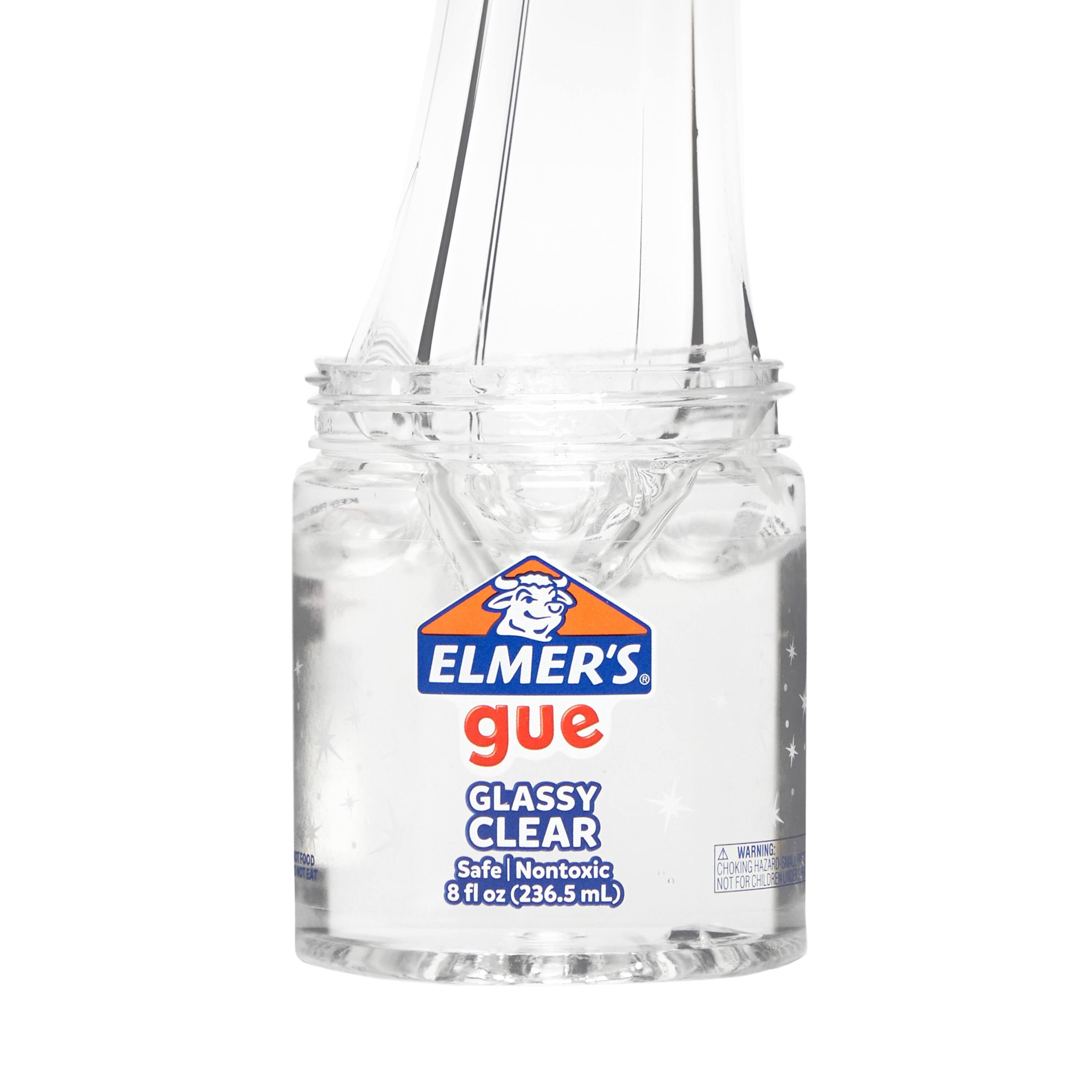 Elmer's Gue Glassy Clear Premade Slime, 6 Pack