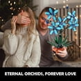 thumbnail image 4 of Orchid Flowers Building Kit - 1097 Pieces Flower Botanical Bonsai Collection Building Blocks Toy for Home Office | Artificial Plant Bonsai Decoration, 4 of 4