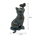 thumbnail image 3 of Figuritas de Gato de Resina Ehuebsd Esculturas Artesanales para Jardín Interior y Exterior, 3 of 9