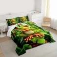 thumbnail image 3 of Castle Fairy Kids Animal Frog Twin Comforter Sets,Flying Butterflies Bedding Set, 3 of 8