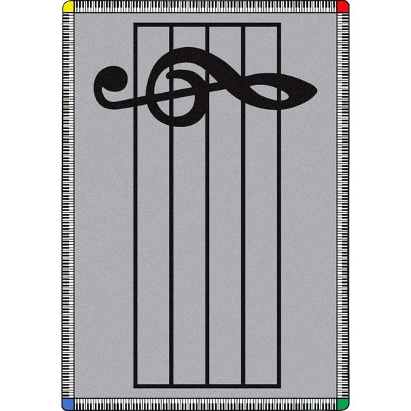 Kid Essentials - Music & Special Needs Play Along, 7'8" x 10'9", Gray