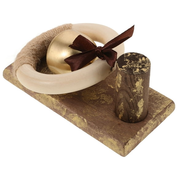 Luxshiny 1Pack Decorative Door Bell for Home Use Minimalist Style 11.8x3.1x2.6in