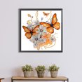 thumbnail image 4 of Pintura de diamante 5D JShteea Decoración de mariposa 30x30cm, 4 of 9
