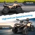 thumbnail image 4 of EastVita 2 Seater Ride On ATV for Kids, 12V Ride on Toy Car with Remote Control, 2WD Power, Music, 4 Wheeler Electric Car Battery Powered, 4 of 7