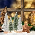 thumbnail image 5 of unbranded 16pcs Model Train Tree Small Tree Decoration Flocked Snowflake Landscape Enhancement Crafters Garden Decor, 5 of 5