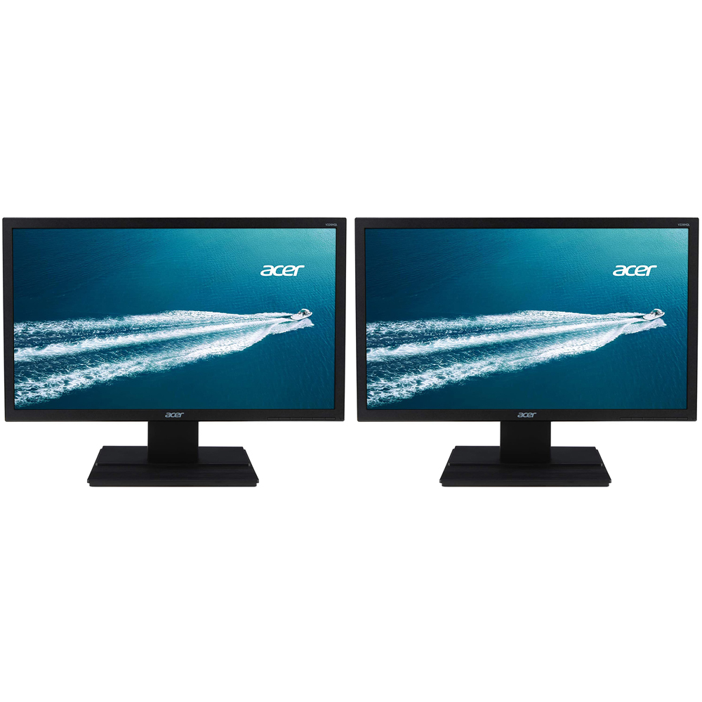 Acer UM.WV6AA.006 V226HQL 21.5-inch Full HD 16:9 Widescreen LCD Monitor, Black (2-Pack) - image 1 of 8