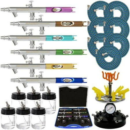 6 AIRBRUSH STATION-AIR BRUSH-Auto/Car (Best Airbrush For Artists)