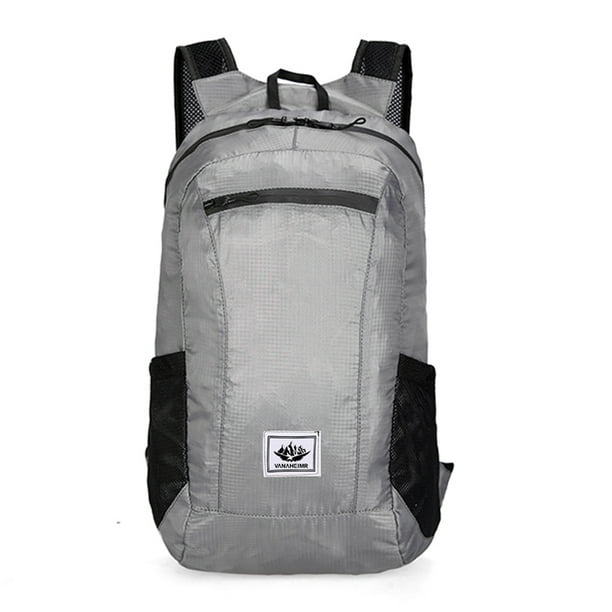 Mochila Senderismo Mochilas Deportivas 20L Nylon Plegable Transpirable Impermeable Ligero para Hombres Mujeres Ir Compras Viajes