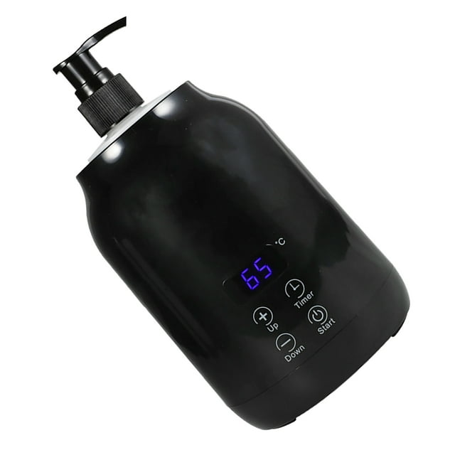 Massage Oil Warmer LED Display Touch Control Temperature Adjustable Body Lotion Warmer for Salon Shops