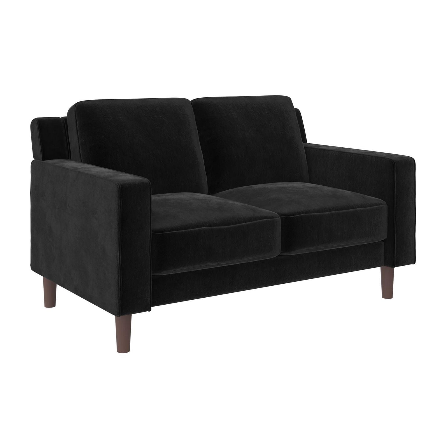 DHP Bryanna 3 Seater Sofa, Gray Velvet