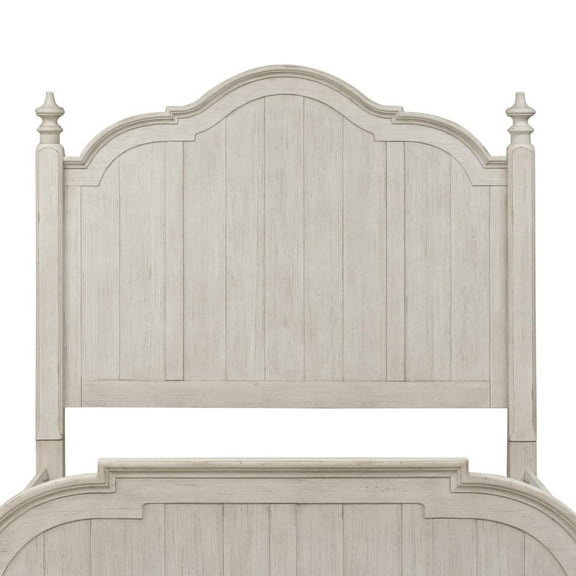 Farmhouse Reimagined White King Poster Headboard