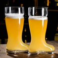 thumbnail image 6 of Sylvtty Large Capacity Beer Mug Transparent Design Funny Boot Shape Easy to Clean Dishwasher Safe Beer Cup Party Decoration, 6 of 6