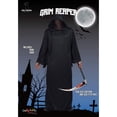 thumbnail image 4 of EraSpooky Men's Grim Reaper Costume Death Hooded Horror Robe Phantom Halloween Costume, 4 of 4