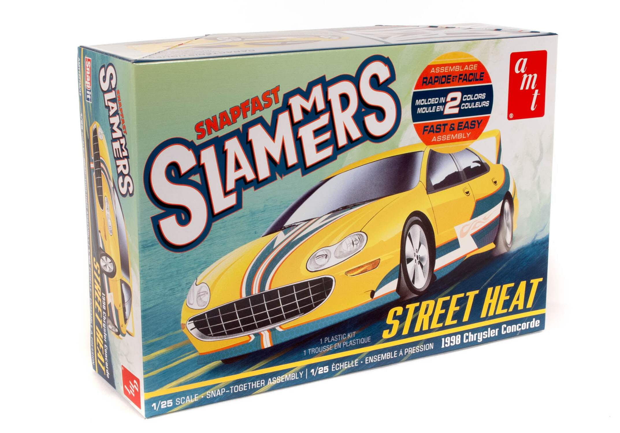 Skill 1 Snap Model Kit 1998 Chrysler Concorde Street Heat "Slammers" 1/25 Scale Model by AMT