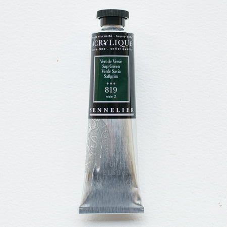 UPC: 3046450064534 | Sennelier Extra-Fine Artists  Acrylic Color  60ml Tube  Sap Green S2