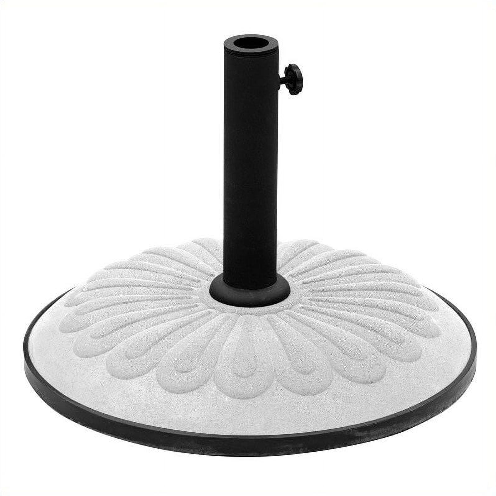 Resin Compound Sunflower Umbrella Base