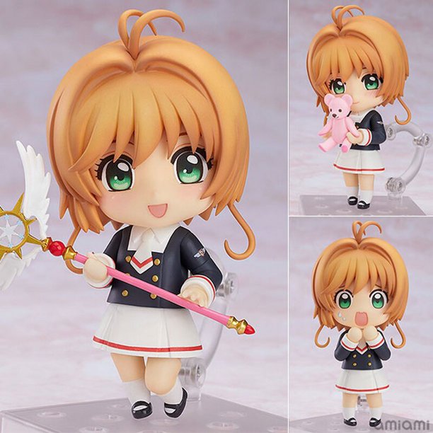 Figura DE ACCIÓN DE Sakura Cardcaptor para adultos, modelo de muñeco de juguete de Sakura Kinomoto, uniforme de escuela media, Tomoeda, n. ° 918 Fivean unisex